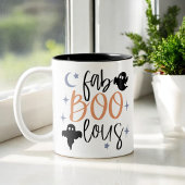 fab Boo lous Funny Ghost Womens Halloween Zweifarbige Tasse