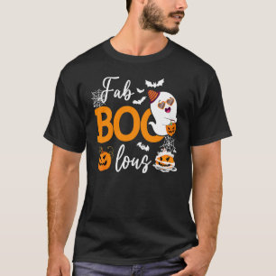 Fab Boo Lous Grusel-Saison Halloween Ghoul Geist T-Shirt