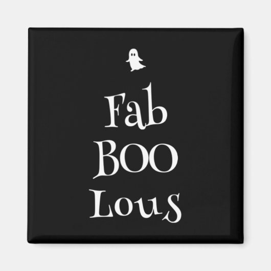 Fab Boo Lous Halloween Ghost Magnet (Vorne)