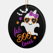 Fab Boo Lous Halloween Ghost Niedlich Keramik Ornament (Links)