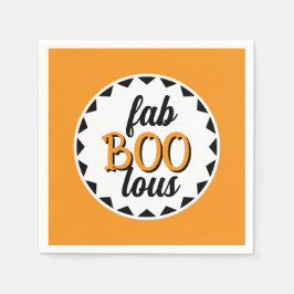 Fab Boo Lous Halloween Party Design Serviette