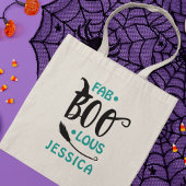 Fab-Boo-Lous Halloween Personalisierter Name Tragetasche