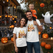 Fab Boo Lous Niedliche Halloween Text & Grafik Des T-Shirt