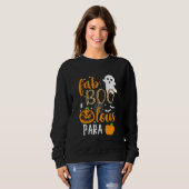 Fab Boo Lous Para Ghost Halloween Sweatshirt (Vorne ganz)