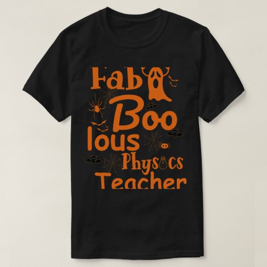 Fab Boo Lous Physik Lehrer T-Shirt (Design vorne)