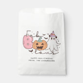 Fab-boo-lous Retro Groovy Halloween Geschenktütchen (Vorderseite)