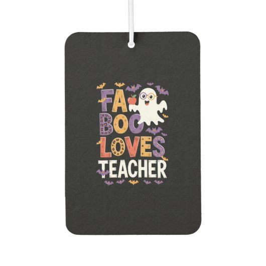 Fab Boo Lous Retro Halloween Autolufterfrischer (Vorderseite)