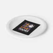 Fab Boo Lous Retro Halloween Pappteller (Schrägansicht)