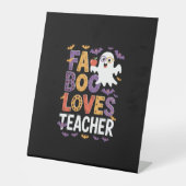 Fab Boo Lous Retro Halloween Sockelschild (Vorderseite)