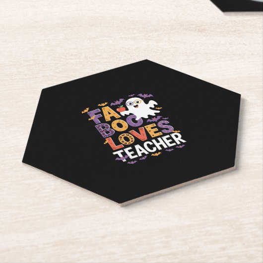 Fab Boo Lous Retro Halloween Untersetzer (angewinkelt)