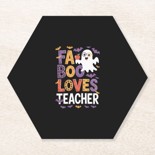 Fab Boo Lous Retro Halloween Untersetzer (Vorderseite)