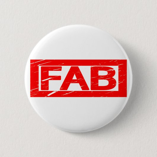 Fab Briefmarke Button (Vorderseite)