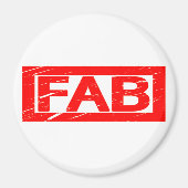 Fab Briefmarke Magnet (Vorne)