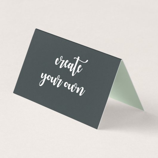 Fab "Budgetvorlage" Cool Visitenkarten (Rückseite)