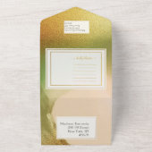 Fab Chartreuse 💚 Abstrakt unglaubliches Budget We All In One Einladung (Außenbereich)