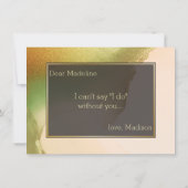 Fab Chartreuse 🤵 kühne & stilvolle Budgetheirat (Rückseite)