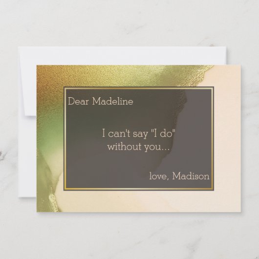 Fab Chartreuse 🤵 kühne & stilvolle Budgetheirat (Rückseite)