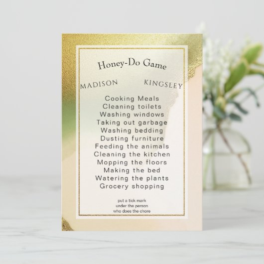 Fab Chartreuse 🤵 kühne & stilvolle Budgetheirat Einladung (Stehend Vorderseite)