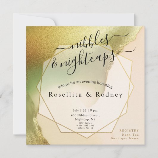 Fab Chartreuse 🤵 kühne & stilvolle Budgetheirat Einladung (Vorderseite)