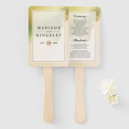 Fab Chartreuse 🤵 kühne & stilvolle Budgetheirat Fächer (Vorne und Hinten)