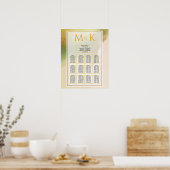 Fab Chartreuse 🤵 kühne & stilvolle Budgetheirat Poster (Küche)