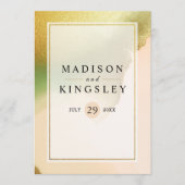 Fab Chartreuse 🤵 kühne & stilvolle Budgetheirat Programm (Vorderseite)