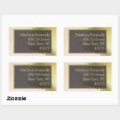 Fab Chartreuse 🤵 kühne & stilvolle Budgetheirat Rechteckiger Aufkleber (Blatt)