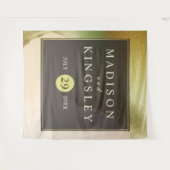 Fab Chartreuse 💚 kühne & stilvolle Budgetheirat Wandteppich (Vorderseite (Horizontal))