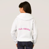 FAB CHICA LOGO Girls entwerfen rosa und farbige Te Hoodie (Schwarz voll)