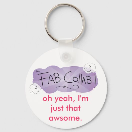 Fab-Collab-Schlüsselkette Schlüsselanhänger (Vorderseite)