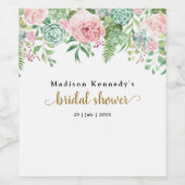 Fab Fab von Rosa Brautparty Weinetikett (Einzelnes Label)