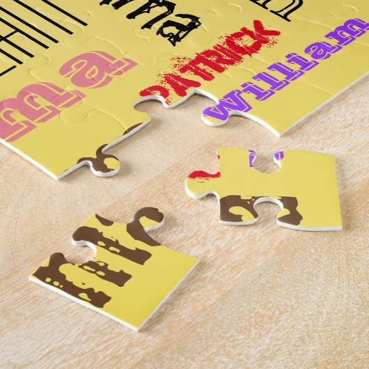 Fab Family Cool Word Cloud Puzzle (Seite)