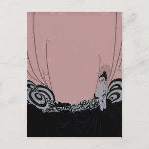 Fab Fashion Plate ~ Postcard Französisch Vintag Postkarte