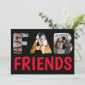 Fab Friends Girl's Gang WIEDERSEHEN 3 Fotokarte Einladung (Stehend Vorderseite)