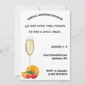 Fab Friends Girl's Gang WIEDERSEHEN 3 Fotokarte Einladung (Rückseite)