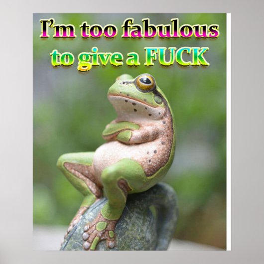 FAB FROG FREDDIE POSTER (Vorne)