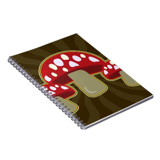 Fab Fungi Mushrooms Notizblock (Rechte Seite)