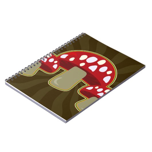 Fab Fungi Mushrooms Notizblock (Linke Seite)