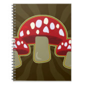 Fab Fungi Mushrooms Notizblock (Vorderseite)
