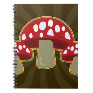 Fab Fungi Mushrooms Notizblock