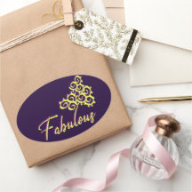 Fab Iz als Fab Duz Oval Aufkleber