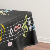 Fab Musiknoten auf Schwarzem Tischdecke (Beispiel)