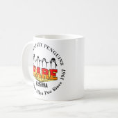 Fab Vier Elementarpinguine Kaffeetasse (Vorderseite Links)