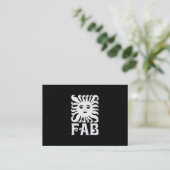 Fab Visitenkarte (Stehend Vorderseite)