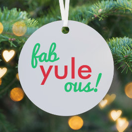 Fab Weihnachten Ous | Fabulous Christmas Stylish F Ornament Aus Metall