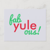 Fab Weihnachten Ous | Fabulous Christmas Stylish F Postkarte (Vorderseite)