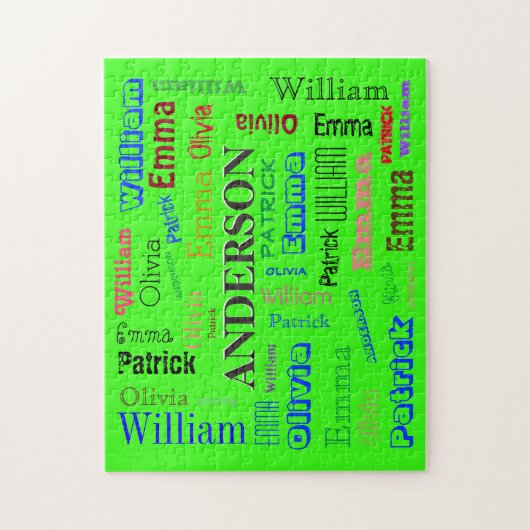 Fab Word Cloud-💕 🎉 Cool Puzzle (Vertikal)