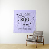 FabBOOlous Halloween black lilac Backdrop party Wandteppich (Beispiel)