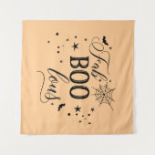 FabBOOlous Halloween orange Backdrop party Wandteppich (Vorderseite (Horizontal))