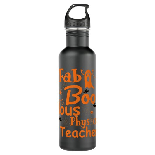 FabBOOlous Sassy Spooky Pumpkin Halloween Edelstahlflasche (Vorderseite)